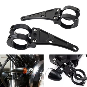 41MM Motorrad Scheinwerfer Halterung Mount Clamp Fork Tube Halter für Harley - Picture 1 of 10