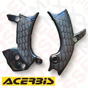 YAMAHA YZ250F ACERBIS X-GRIP FRAME GUARDS BLACK 2024- - Picture 1 of 5