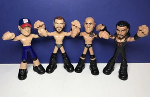 Lot of WWE Flextreme 4" Figures: Cena, The Rock, Balor, Reigns 2019 Mattel - Picture 1 of 7