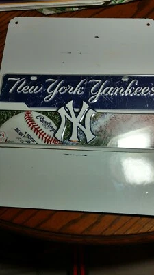 MLB Genuine Merchandise New York Yankees License Plate - Image 1 of 2