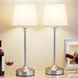 Cordless Rechargeable Table Lamp – 4000mAh Battery, Touch Control - Picture 1 of 18