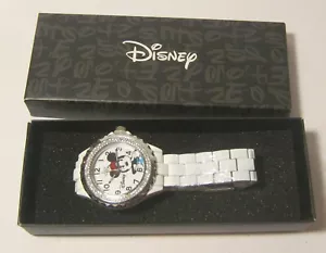Disney Forever Classic Damenuhr Minnie Mouse W001635 weiß mit Strass NEU - Bild 1 von 6