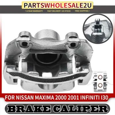 Front Left LH Brake Caliper for Nissan Maxima Infiniti I30 2000 2001 w/ Bracket - Image 1 of 4