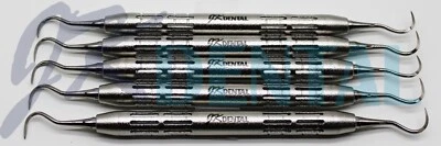 5pcs Dental Scaler Montana Jack Double End dental hygiene instruments MTJC - Image 1 of 3