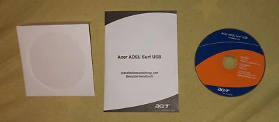 Acer ADSL Surf USB, Nur Broschüre + CD ROM - Bild 1 von 3