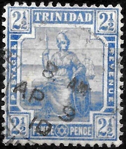 1909 Trinidad #107 Used đŸ”¥Britannia VF - Picture 1 of 2