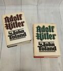 Vintage ADOLF HITLER by John Toland 2-Volume Book Set 1976 HC/DJ Doubleday WWII