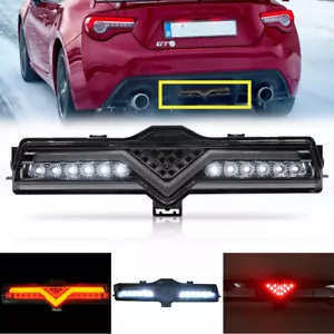 Luz antiniebla trasera LED ahumada cuarta lámpara de freno inversa para Toyota GT86 Subaru BRZ FRS - Imagen 1 de 7