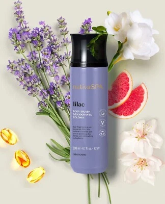BOTICARIO Boticário Nativa Spa Lilac Body Splash Desodorante Colônia 200ml