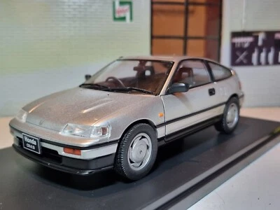 Honda Civic CR-X 1988 1:24 CRX Silver Scale Model Detailed Diecast Car Ballade - Image 1 of 4