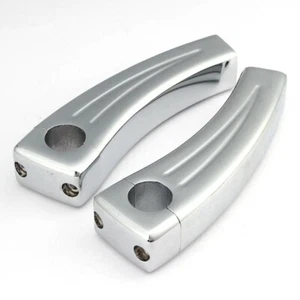 7" Chrome Handle Bar Risers For Yamaha V-Star XVS 650 Classic Custom - Bild 1 von 5