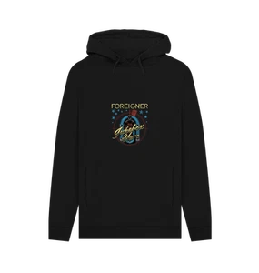 PREMIUM OFFICIAL Foreigner Rock Band Jukebox Graphic Black Hoodie - Bild 1 von 3