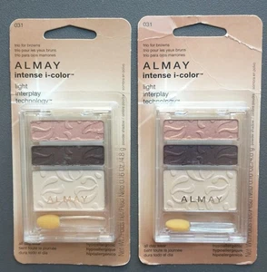 Pack of 2 Almay intense i-color light interplay eyeshadow, 031 trio for browns - Picture 1 of 2