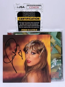 LONG AUTO Taylor Swift Signed The Life Of A Showgirl CD JSA COA Photo 1 ❤️ RARE - Picture 1 of 2