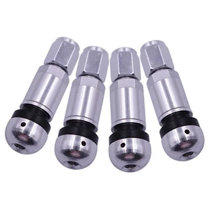 4pcs Metal Car Motorcycle Tubeless Wheel Tyre Valve Stems Cap Aluminum Alloy - Picture 1 of 10