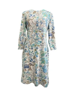 Vestido Vaina J. McLaughlin Sophia Elephante Floral Manga Larga Mediano - Imagen 1 de 8