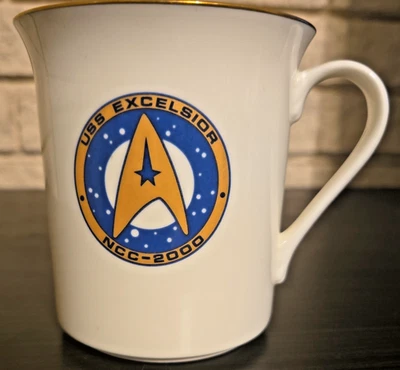 Star Trek Mug - USS Excelsior NCC-2000 Pfaltzgraff (1993) Ultra Rare - Image 1 of 3