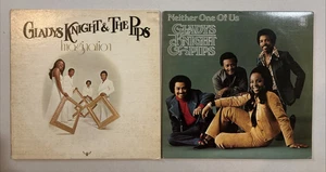 Gladys Knight & The Pips Vinyl Lp Lot Set Of 2 • Imagination, Neither One Of Us - Picture 1 of 5
