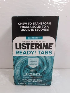 Listerine Ready! Tabs Unopened Box 24 Tablet Carton!! - Picture 1 of 7