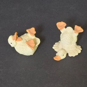 Estatuillas de pato riendo juguetonas de colección miniatura torpes decoración de patos de resina - Imagen 1 de 9