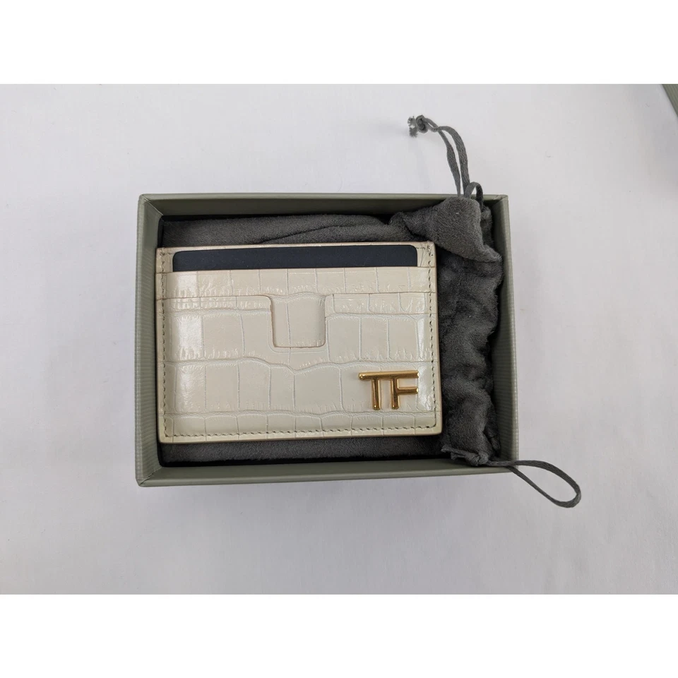 Tom Ford Tamaño: Tarjetero en Marfil BNWB Talla Única Foto 1 de 4