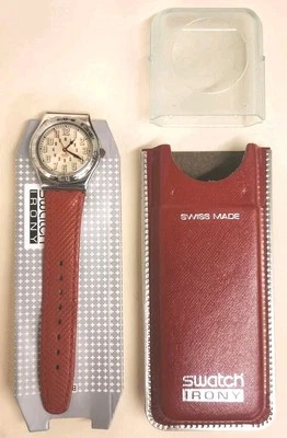 Часы Swatch RED AMAZON YLS103 1995 Irony средние с аккумулятором - Изображение 1 из 4