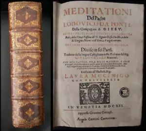 Meditationi Del Padre Lodovico Da Ponte Della Compagnia di Giesù 1621 - Foto 1 di 12