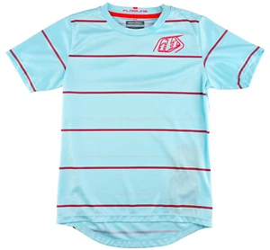 Camiseta Troy Lee Designs Flowline Juvenil SS Revertir Agua Turquesa Mediana - Imagen 1 de 2