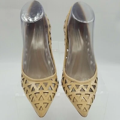 Zapatos de salón Diane Von Furstenberg bronceados punta cerrada para mujer talla 9,5 Foto 1 de 4