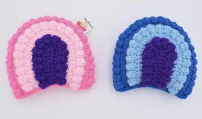 Цветная радужная детская погремушка ручной работы - Изображение 1 из 4