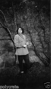 Jeune Donna Davanti da Parete - Negativo Foto Antico An. 1930 Negativo - Picture 1 of 1