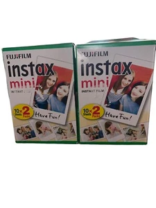 Fujifilm Instax Instant Film 20 Pack ISO 800 - EXP 2021-12 - New Sealed 2 Packs - Picture 1 of 3