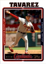 2005 Topps St. Louis Cardinals Baseball Card #458 Julian Tavarez
