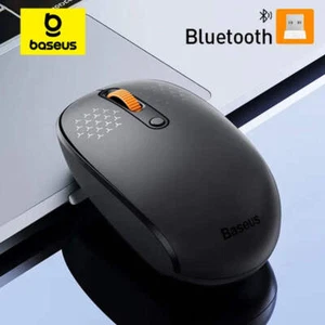 Wireless Bluetooth 5.0 Mouse 1600 DPI Silent Click for Laptop PC Gaming - Picture 1 of 8