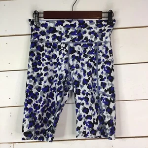 Neu Calvin Klein High Waist Short 9" Schrittlänge Activewear Jaguar blau Damen XS - Bild 1 von 7