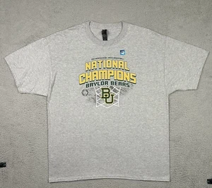2021 NCAA Division 1 Herren T-Shirt National Champions Baylor Bears grau Größe XXL - Bild 1 von 12