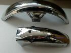 Yamaha Rx100 Chrome Front And Rear Mudguard Bumper Fender Rs100 Rx125 Rxs