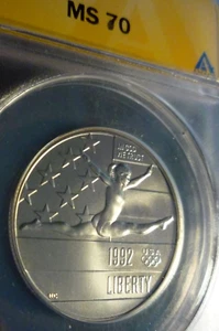 (MS70)(NICE LUSTER!)(ANACS)1992P OLYMPIC COMM HALF DOLLAR - BEAUTY! - Picture 1 of 6
