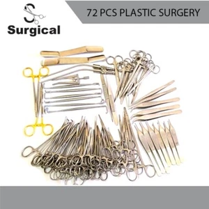 72 tlg. Plastische Chirurgie Instrumente Chirurgie Set Orthopädische Qualität Deutscher Stahl - Bild 1 von 3