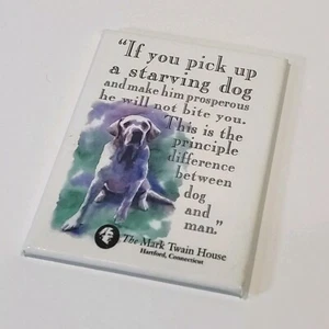 Mark Twain House Dog Refrigerator Magnet Hartford Connecticut  - Picture 1 of 6