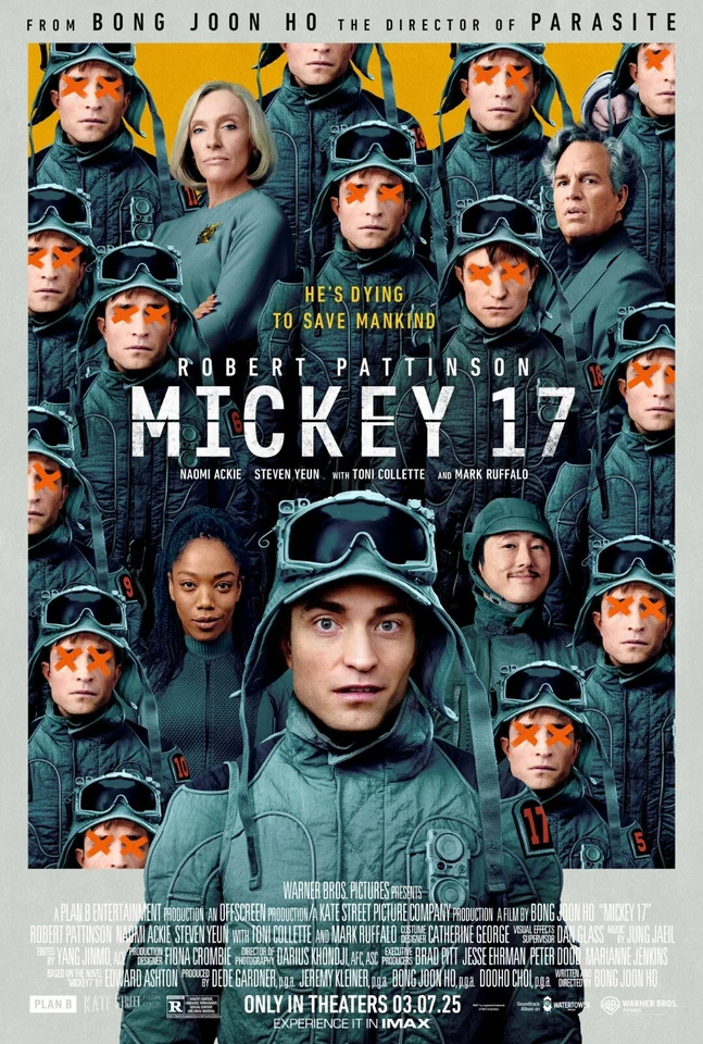 Mickey 17 movie poster (b) - 11" x 17" inches - Robert Pattinson, Bong Joon Ho