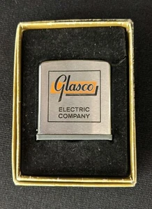 Cinta Medida Vintage ZIPPO GLASCO Compañía Eléctrica Caja Original - Imagen 1 de 4