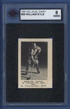 1951-52 Laval Dairy #39 *QSHL* WILLIAM KYLE KSA 8 NMM Sherbrooke SAINTS *LOW POP