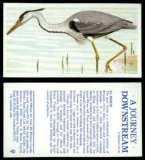 Heron #15 A Journey Downstream 1990 Brooke Bond Tea Card