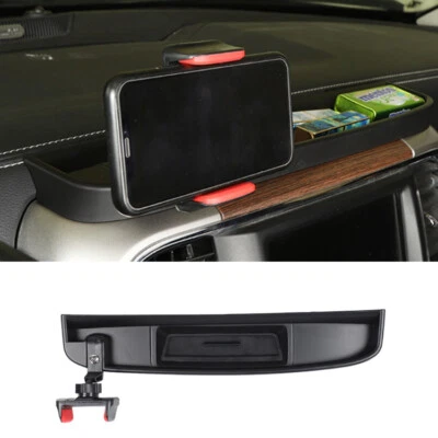 Center Console For Dodge RAM 1500 2010-17 Phone Holder Storage Box Tray Bracket - Image 1 of 4