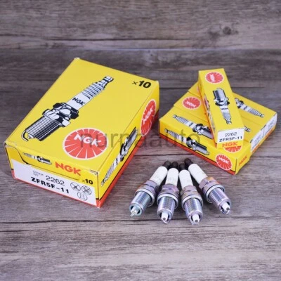 4Pcs NGK 2262 Spark Plugs V-power ZFR5F11 For Acura Chrysler Dodge Honda Mazda - Image 1 of 4