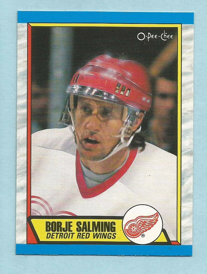 1989-90 OPC O-Pee-Chee Hockey Borje Salming #278 Detroit Red Wings MINT! - Image 1 of 1