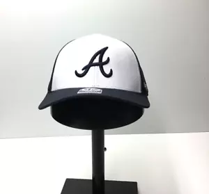 Atlanta Braves White Freshman 47 Trucker adjustable mesh snapback - Picture 1 of 4