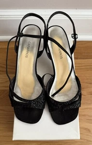 Caparros womens Dress Evening Shoes Black 8 1/2 M - Picture 1 of 8