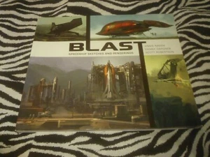 Blast Spaceship Sketches And Renderings Book - Used With Light Wear - Picture 1 of 4